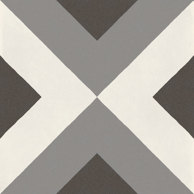 Marazzi D_Segni Double Diamond Smoke Blend Double Diamond 8x8 Matte Floor Tile Deco