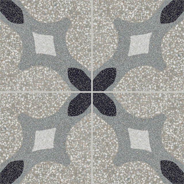Marazzi D_Segni Terrazzo Croix Croix 8x8 Matte Floor Tile Deco