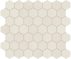 Marazzi Moroccan Concrete Off White Hexagon 8x9 Matte Floor Tile