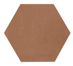 Marazzi Moroccan Concrete Terra Cotta Hexagon 1.5 Matte Mosaic Tile