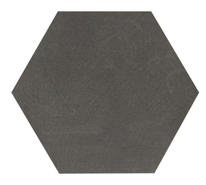 Marazzi Moroccan Concrete Charcoal Hexagon 8x9 Matte Floor Tile