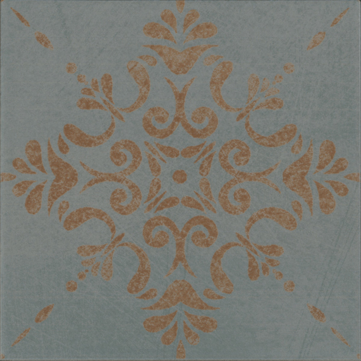 Marazzi Moroccan Concrete Aziza - Blue Gray Aziza 8x8 Matte Floor Tile Deco