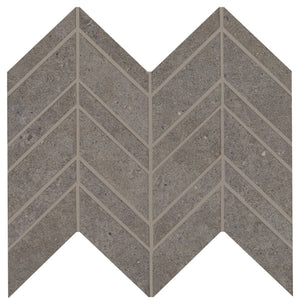 Marazzi Modern Formation Smoky Ridge Chevron Matte Mosaic Tile