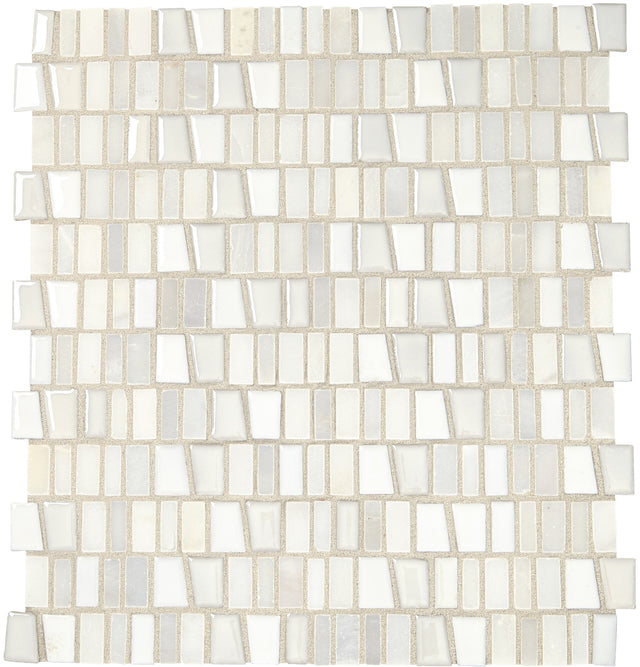 Marazzi Midpark Mosaics Cloud Trapezoid Random 1 Matte Mosaic Tile