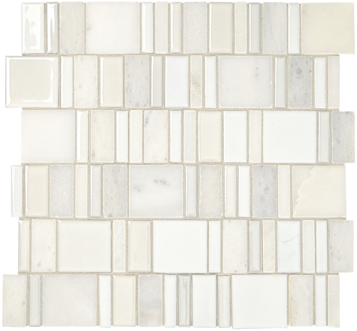 Marazzi Midpark Mosaics Cloud Square Random 2 Matte Mosaic Tile
