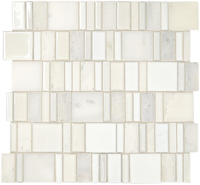 Marazzi Midpark Mosaics Cloud Square Random 2 Matte Mosaic Tile
