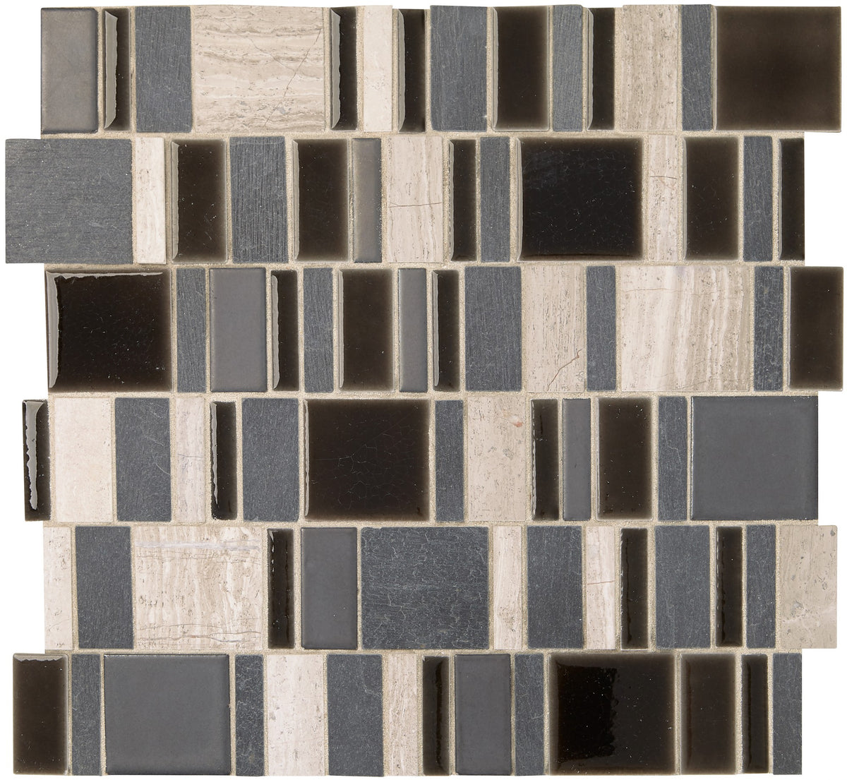 Marazzi Midpark Mosaics Shadow Square Random 2 Matte Mosaic Tile