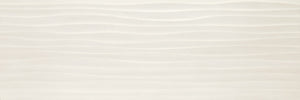 Marazzi Materika Off White Rectangle 16x48 Wave Textured Wall Tile