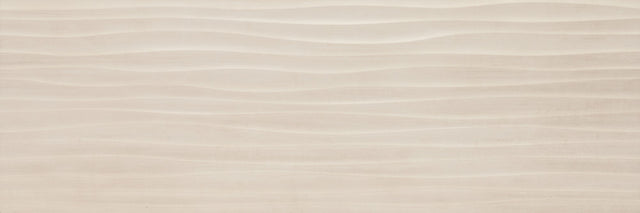 Marazzi Materika Beige Rectangle 16x48 Wave Textured Wall Tile