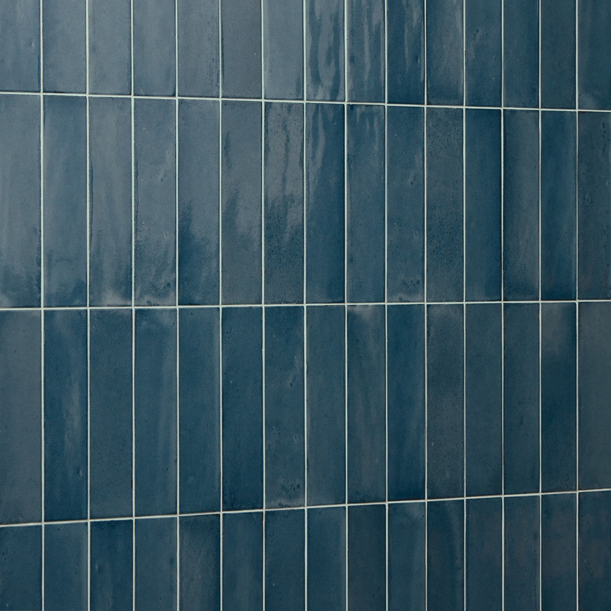 Marazzi Rice Blu Rectangle 2x9 Glossy Wall Tile