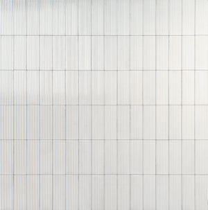 Marazzi Rice Bianco Structure Rectangle 3x8 Raked Glossy Wall Tile