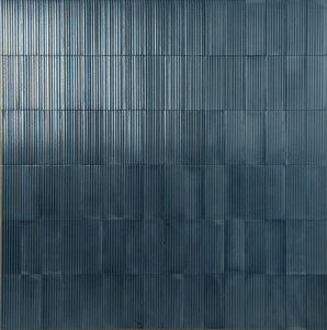 Marazzi Rice Blu Structure Rectangle 3x8 Raked Glossy Wall Tile