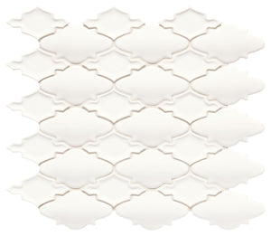 Marazzi Serliana White Moroccan Glossy Mosaic Tile