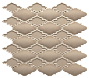 Marazzi Serliana Dark Tan Moroccan Glossy Mosaic Tile
