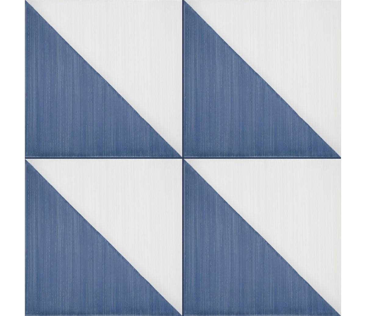 Marazzi Scenario Blu Triangle Square 8x8 Triangle Matte Floor Tile