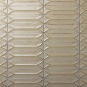 Marazzi Terramater Moss Rectangle 3.5x15 Wave Crest Glossy Wall Tile
