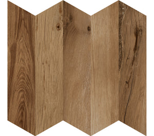 Marazzi Treverksoul Brown Chevron 4x21 Matte Floor Tile