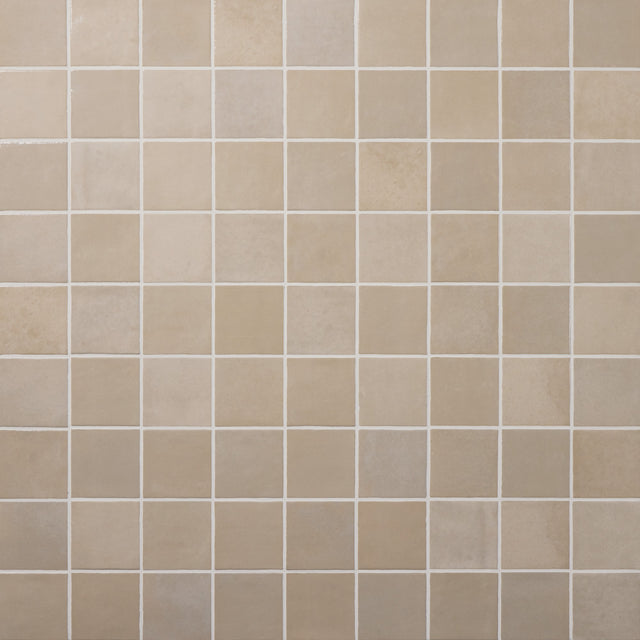 Marazzi Zellige Neo Lana Square 4x4 Undulated Glossy Wall Tile