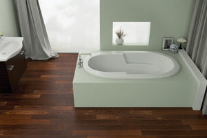 Americh OM6042TA2-BI Madison Oval 6042 - Tub Only / Airbath 2 - Biscuit