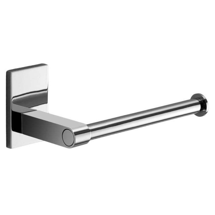 Toilet Paper Holder, Modern, Round, Chrome