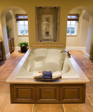 Hydro Systems MAL6032ACO-BIS MALIA 6032 AC W/COMBO SYSTEM-BISCUIT