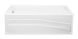 Americh MC6032TLA5-WH Malcolm 6032 Left Hand - Tub Only / Airbath 5 - White