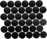 Roca Tile Usa Inc United States Ceramic Tile Cc Mosaics Plus+ Ii Matte Black 2 Inch Dot Porcelain Mosaics. Ufcc162-12Mt 1 Sheet = .87 Sq. Ft.