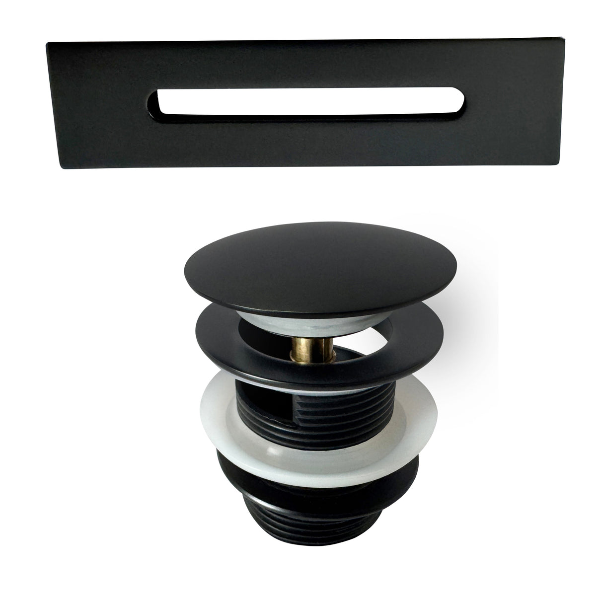 Nouri 66" Acrylic Freestanding Tub with Integral Drain in Matte Black