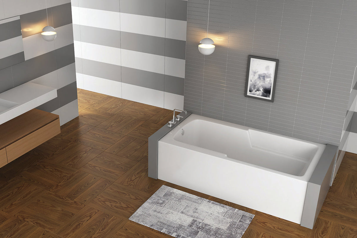 Americh MT6030ADATLA2BI Matty 6030 ADA Left Hand - Tub Only / Airbath 2 - Biscuit