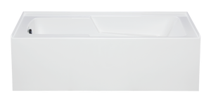 Americh MT6032ADATLA5WH Matty 6032 ADA Left Hand - Tub Only / Airbath 5 - White