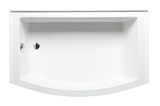 Americh MZ6032TLA2-WH Mezzaluna 6032 ADA Left Hand - Tub Only / Airbath 2 - White