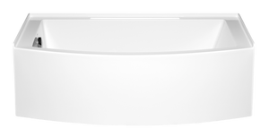 Americh MZ6032TLA5-BI Mezzaluna 6032 ADA Left Hand - Tub Only / Airbath 5 - Biscuit
