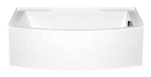 Americh MZ6032TRA5-BI Mezzaluna 6032 ADA Right Hand - Tub Only / Airbath 5 - Biscuit