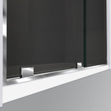 DreamLine Mirage-Z 56-60 in. W x 58 in. H Frameless Sliding Tub Door in Chrome
