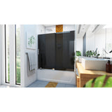 DreamLine Mirage-Z 56-60 in. W x 58 in. H Frameless Sliding Tub Door in Chrome