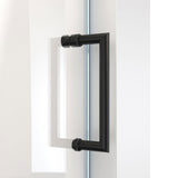 DreamLine Mirage-X 44-48 in. W x 72 in. H Frameless Sliding Shower Door in Satin Black