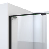 DreamLine Mirage-X 44-48 in. W x 72 in. H Frameless Sliding Shower Door in Satin Black