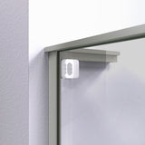 DreamLine Mirage-Z 50-54 in. W x 72 in. H Frameless Sliding Shower Door in Brushed Nickel