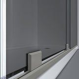 DreamLine Mirage-X 44-48 in. W x 72 in. H Frameless Sliding Shower Door in Brushed Nickel