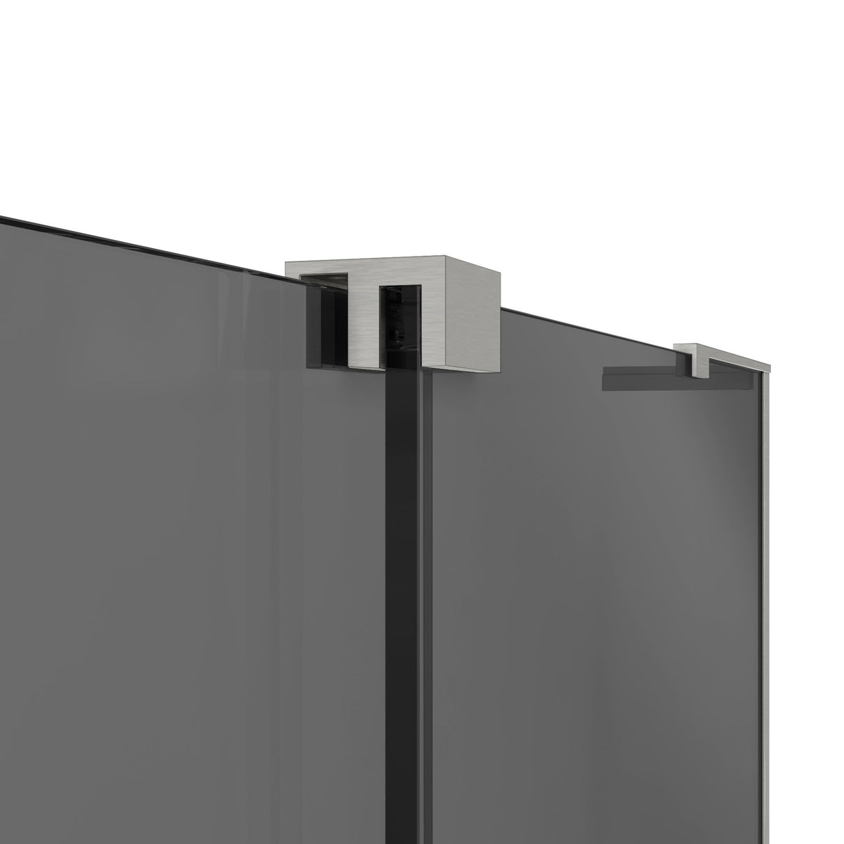 DreamLine Mirage-X 56-60 in. W x 72 in. H Frameless Sliding Shower Door in Brushed Nickel