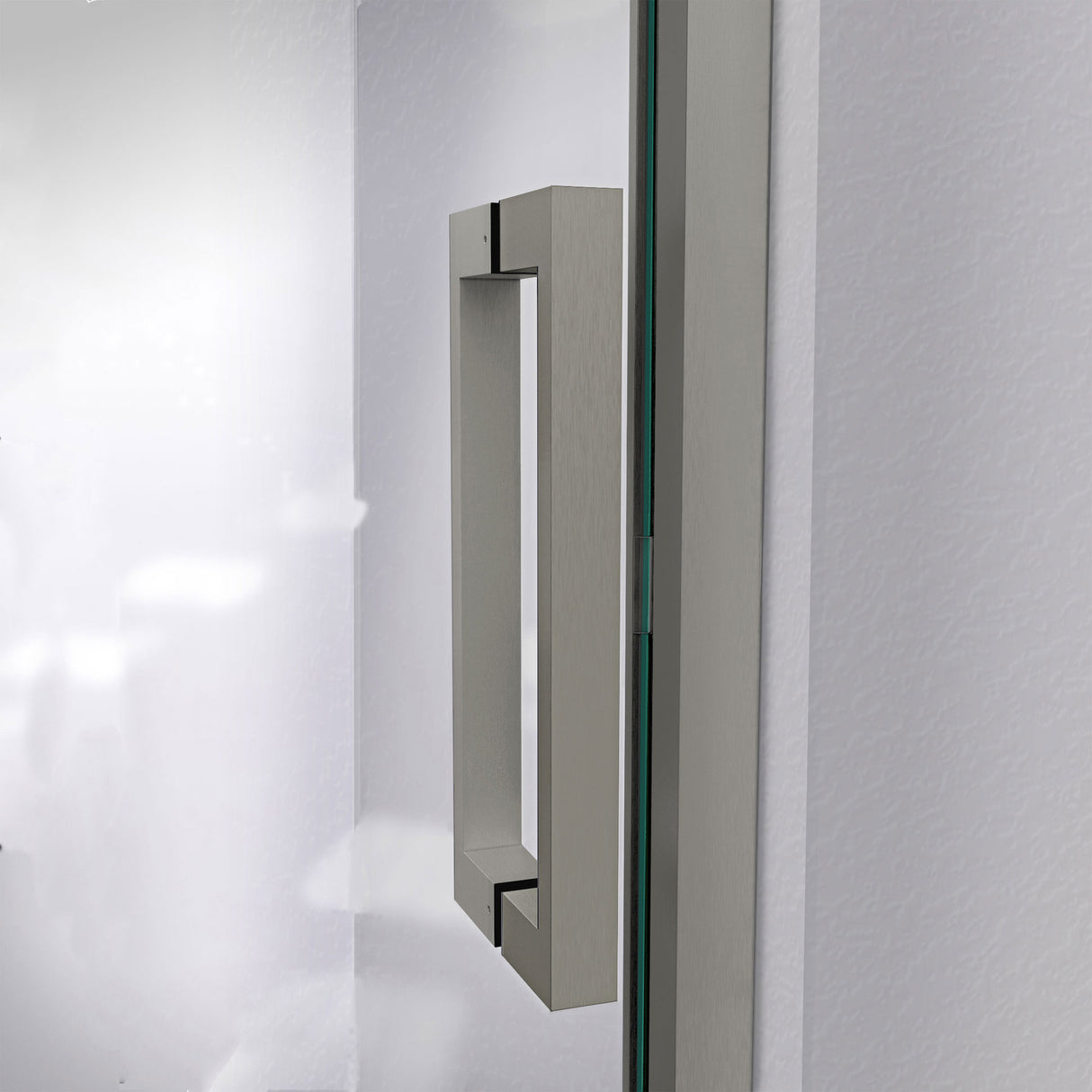 DreamLine Mirage-Z 56-60 in. W x 58 in. H Frameless Sliding Tub Door in Brushed Nickel
