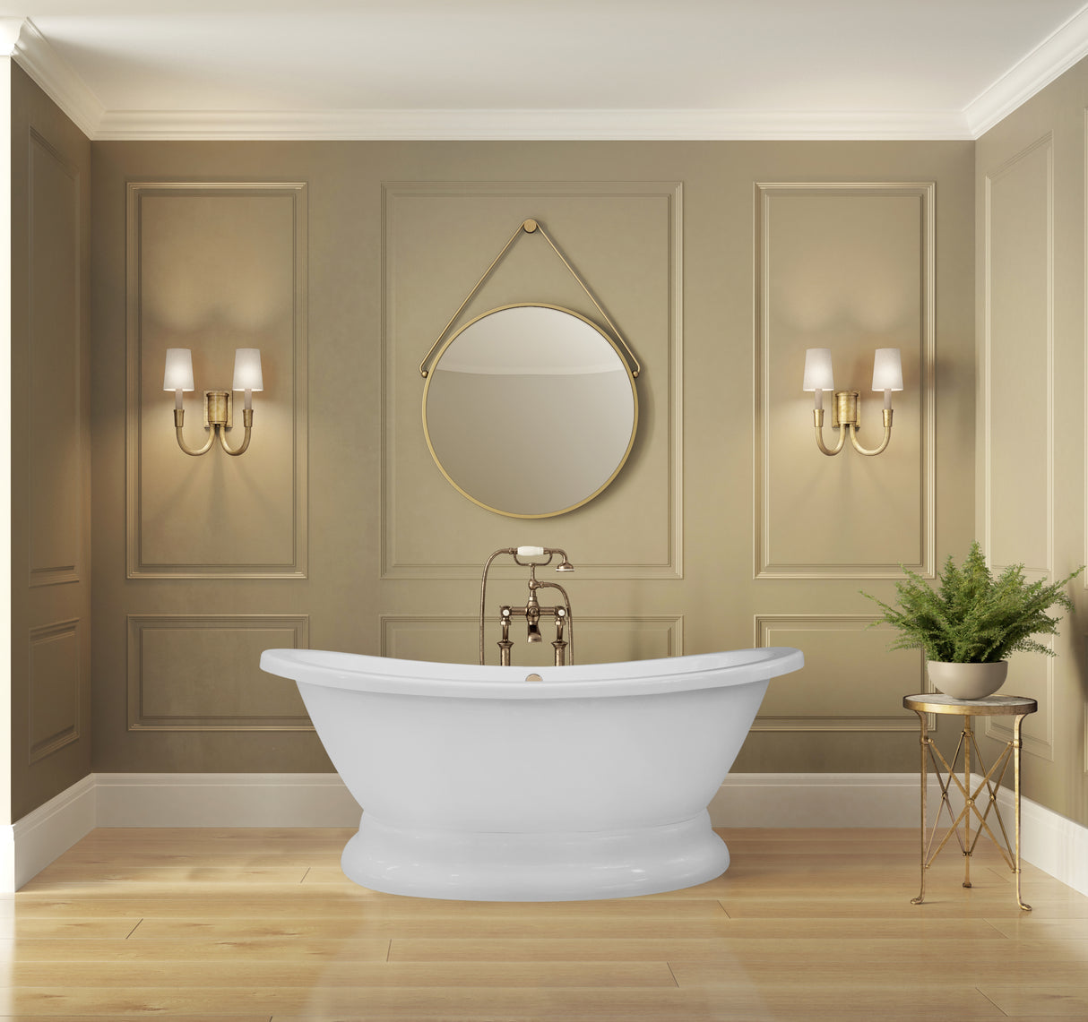 Hydro Systems MIT7238STO-ALM MITRA 7238 STON TUB ONLY - ALMOND