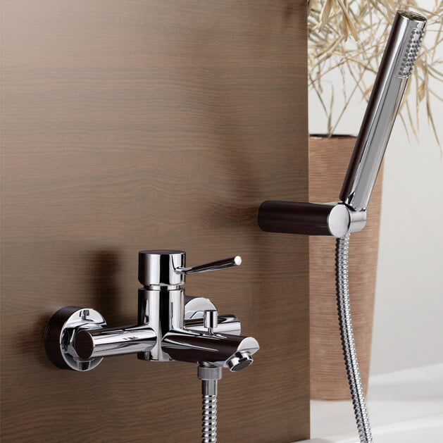 Wall Mount Tub Faucet with Hand Shower