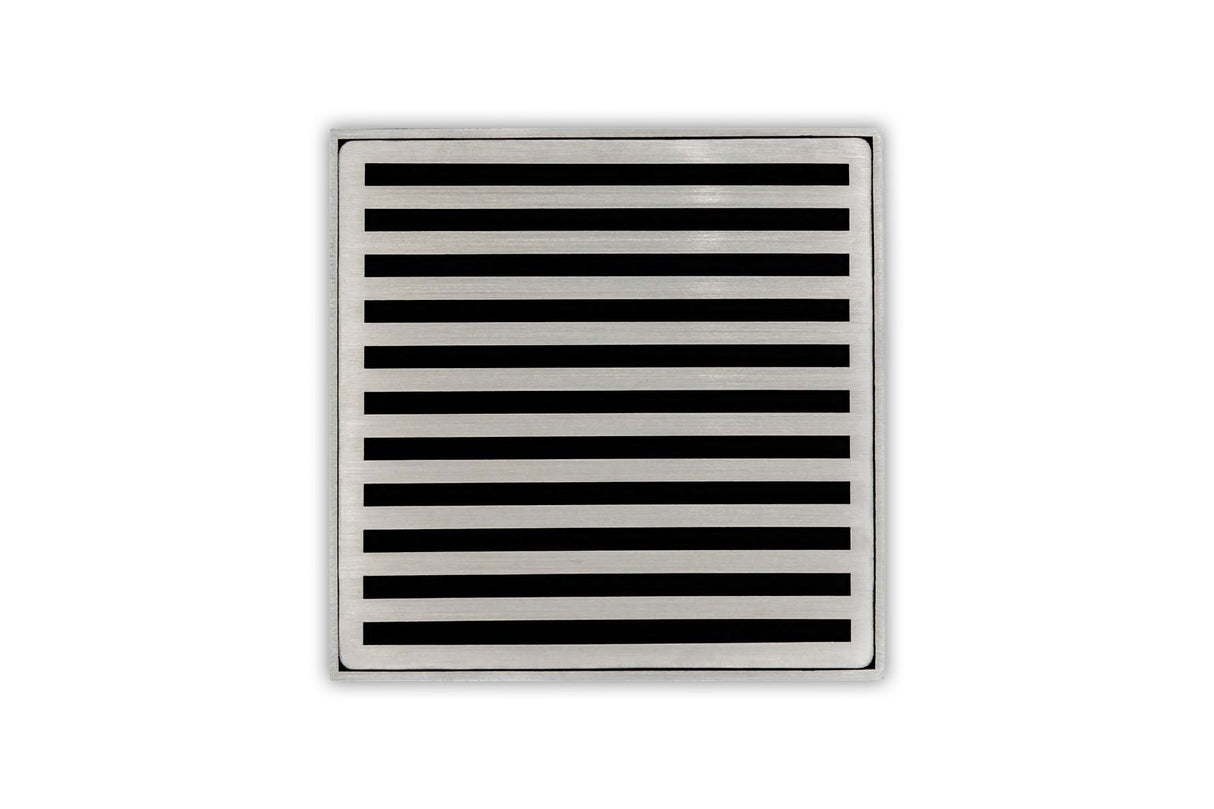 Infinity Drain NS 5 5” Strainer - Lines Pattern for N 5, ND 5, NDB 5