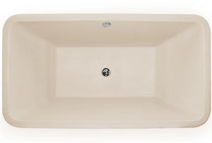 Hydro Systems NAS6636ATO-BON NATASHA 6636 AC TUB ONLY- BONE