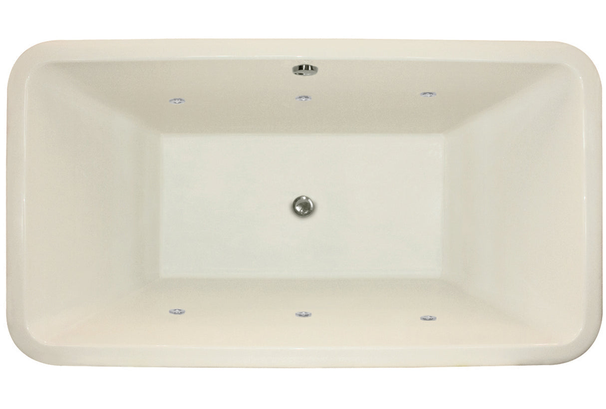 Hydro Systems NAS6636AWP-BIS NATASHA 6636 AC W/WHIRLPOOL SYSTEM-BISCUIT