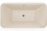 Hydro Systems NAS6636AWP-BON NATASHA 6636 AC W/WHIRLPOOL SYSTEM-BONE