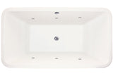 Hydro Systems NAS7036AWP-WHI NATASHA 7036 AC W/WHIRLPOOL SYSTEM- WHITE