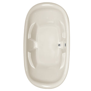 Hydro Systems NAT7844ATO-BIS NATALIE 7844 AC TUB ONLY-BISCUIT
