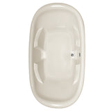 Hydro Systems NAT7844ATO-BON NATALIE 7844 AC TUB ONLY-BONE